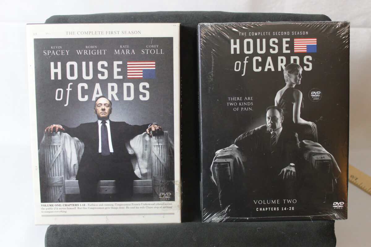 House of Cards DVDs complete seasons 1 and 2 boxsets - Saviors Of History